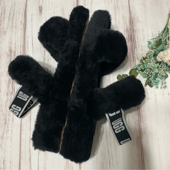 Womens UGG Oh Yeah Slide Sandal - Black - Picture 9 of 13